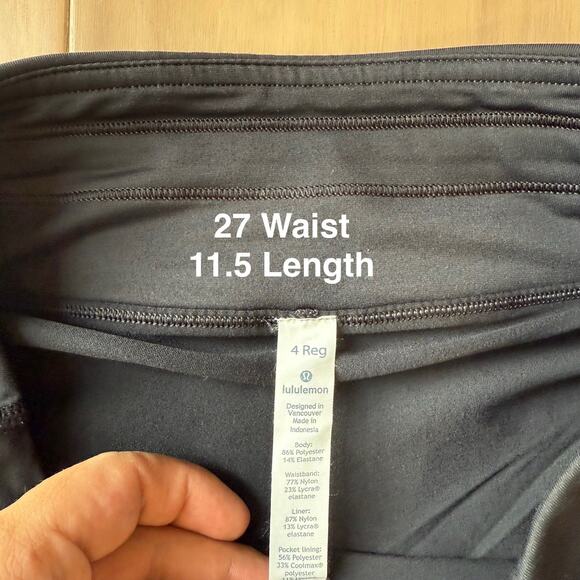 Lululemon Circuit Breaker Skirt 4 White Black Sportswear Athleisure Tennis - Picture 5 of 7